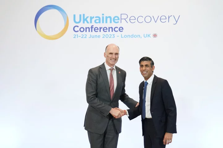 Watch live as Rishi Sunak opens Ukraine Recovery Conference in London